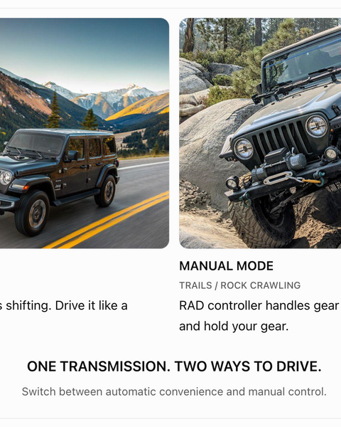 Automatic / Manual Transmission Control Switch Kit